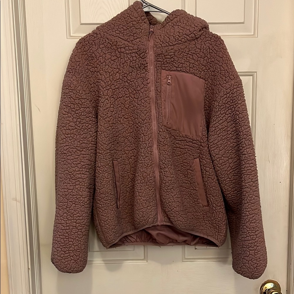 Women's Cozy Sherpa Jacket - Pink